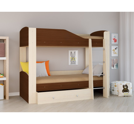 Двухъярусная кровать для детей и подростков Астра-2, спальные места 190х80 см